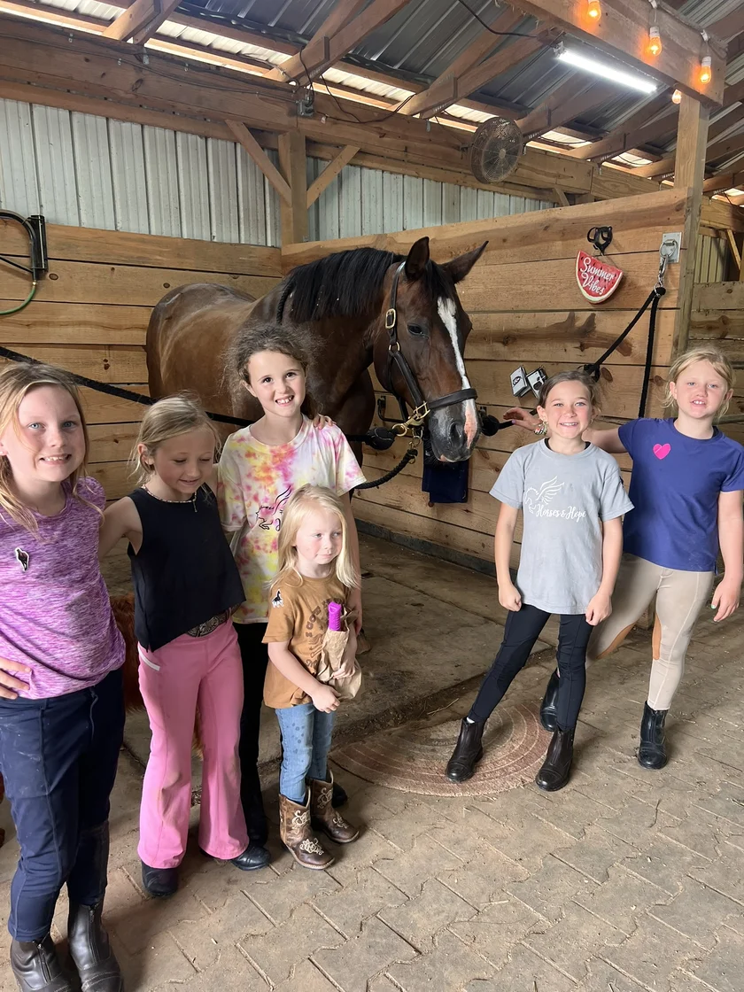 Horses and Hope riders and barn in Talmo, Georgia